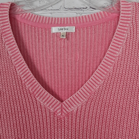 Tyler Boe Mineral Wash Cotton V-neck Side Zip XL - Picture 10 of 15